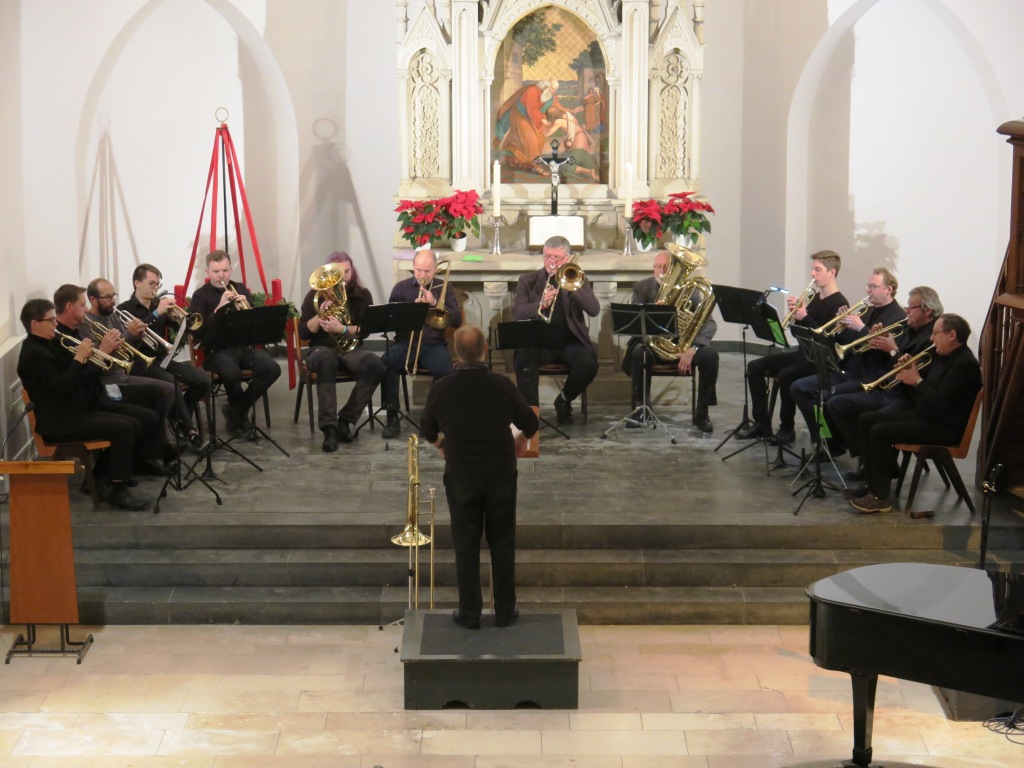 Mit Fanfaren auf Weihnachten eingestimmt
