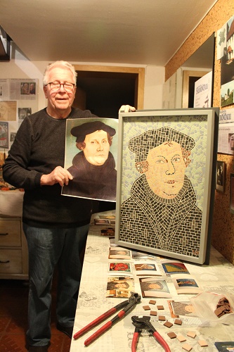 Reformator in Keramik zusammengefügt