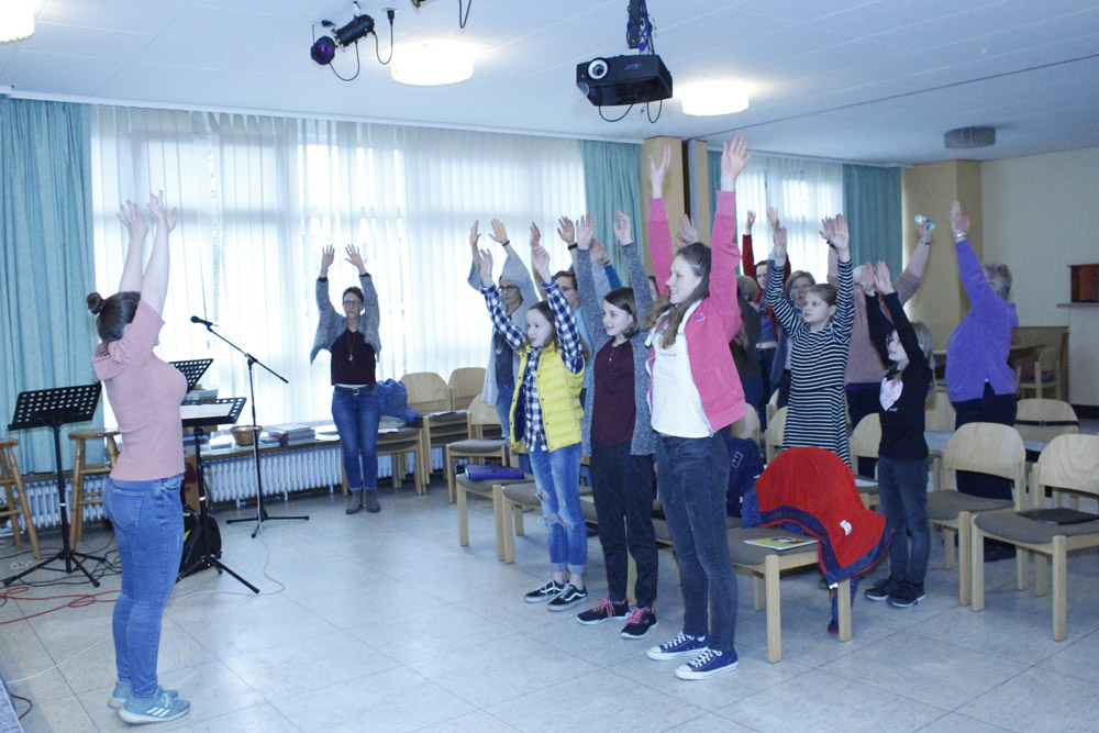 Jünger begleiten, Augen öffnen lassen