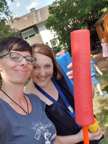 Mit Spaß gegen die Hitze