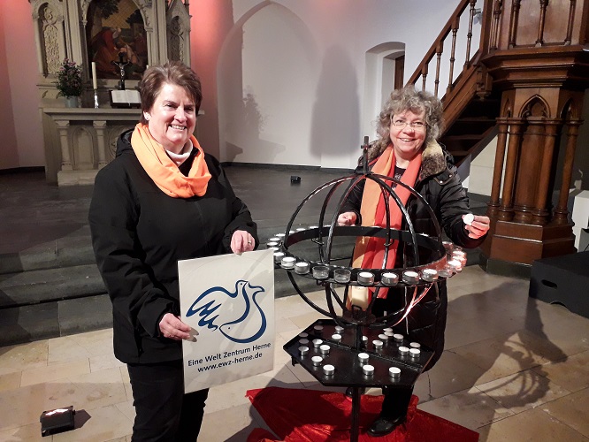 Orange your city: Lutherkirche leuchtete 