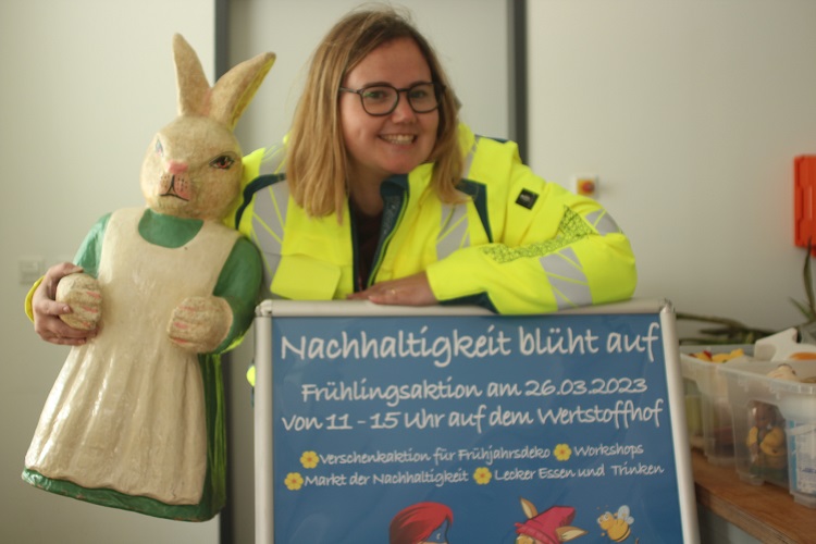 Wertstoffhof verschenkte Osterdeko
