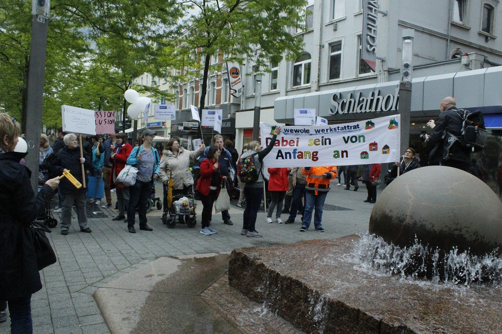 Barrierewand wurde eingerissen