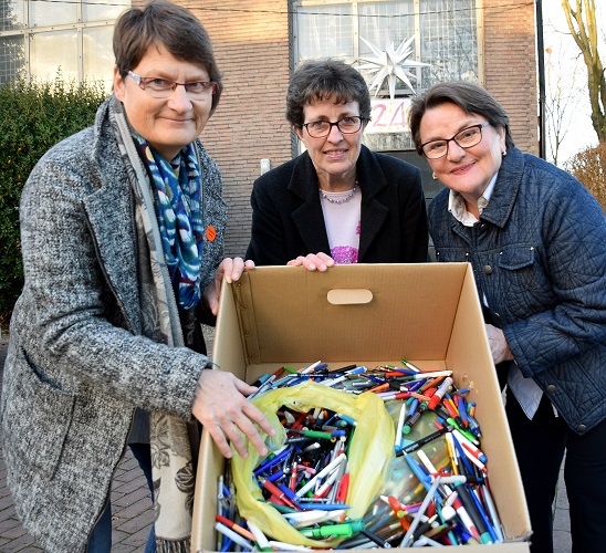 Kugelschreiber helfen syrischen Mädchen