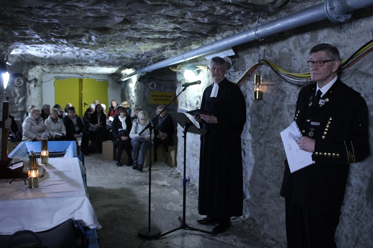 Unter Tage Gottesdienst gefeiert