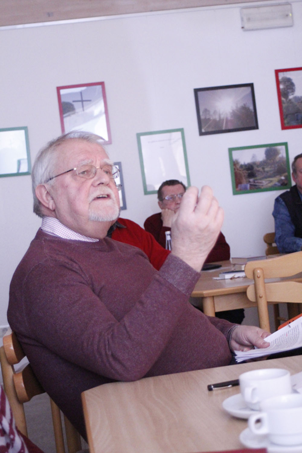 Pfarrer Sudbrack dozierte über das „Pulverfass Palästina“