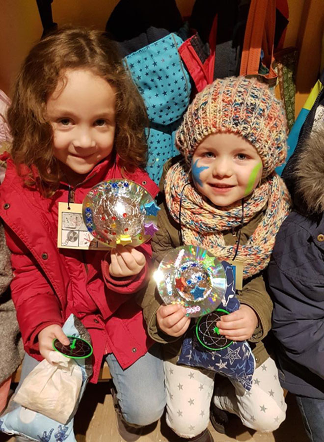 Weltraumsause im Kindergarten