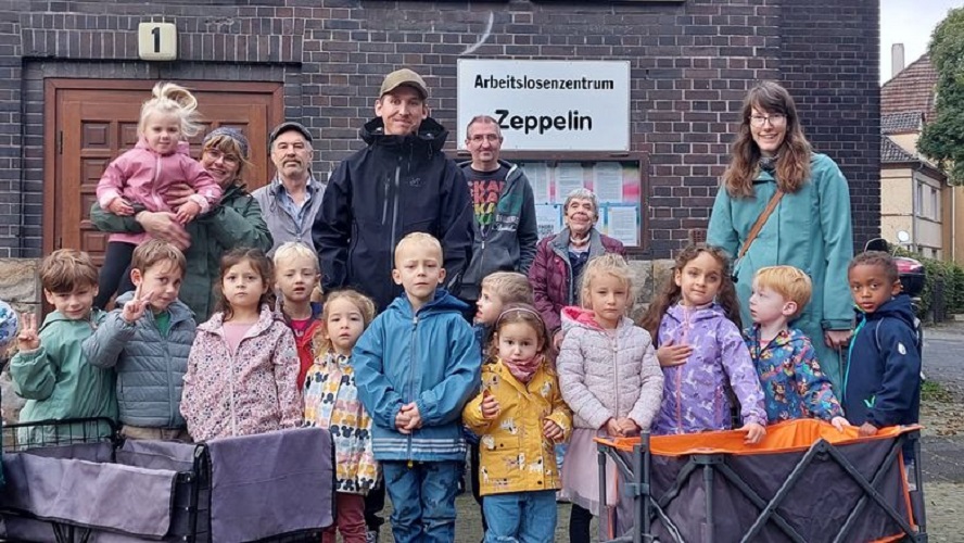 Erntedank-Gaben für den Mittagstisch des Zeppelin-Zentrums