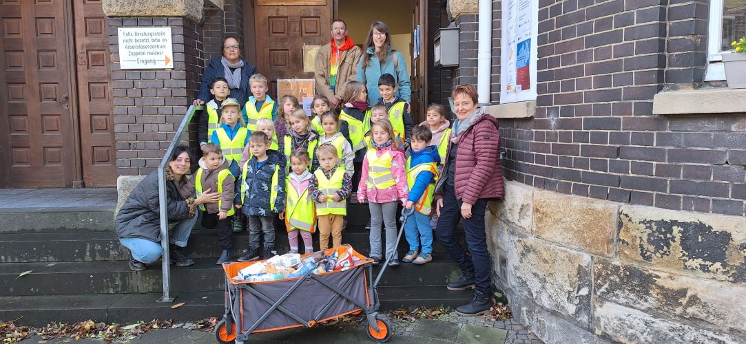 Erntedankgaben für das Zeppelin-Zentrum